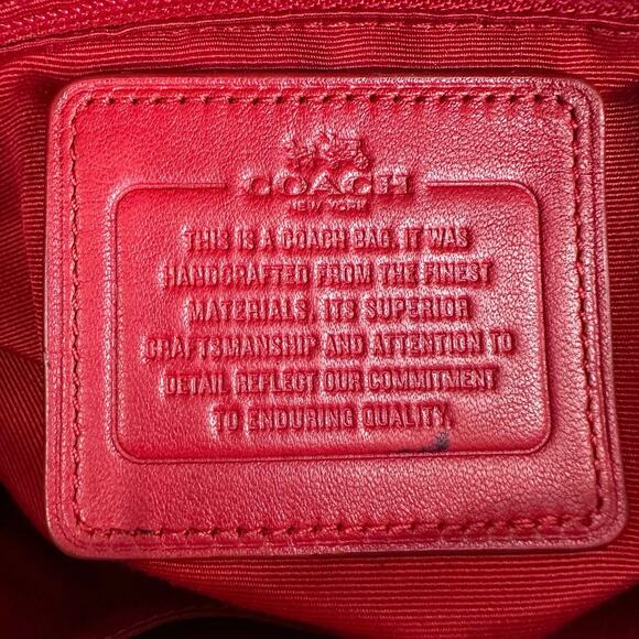 Coach Varsity Stripe Bennett Satchel Bag - Picture 8 of 8